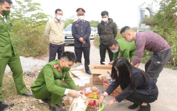 Nam Sách: kiểm sát tiêu hủy vật chứng là pháo