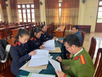Viện KSND huyện Gia Lộc trực tiếp kiểm sát thi hành án hình sự tại UBND xã