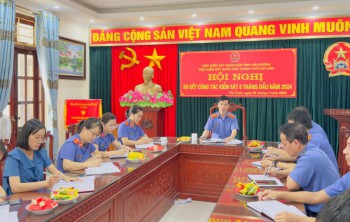 Chí Linh: tổ chức Hội nghị sơ kết công tác kiểm sát 06 tháng đầu năm 2024