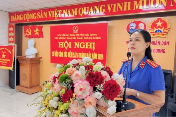 VKSND TP. Hải Dương: sơ kết công tác kiểm sát năm 2024