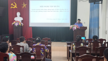 VKSND Huyện Cẩm Giàng tuyên truyền kiến thức pháp luật về bạo lực gia đình, bảo vệ phụ nữ và trẻ em, phòng chống xâm hại tình dục, dâm ô ở trẻ em