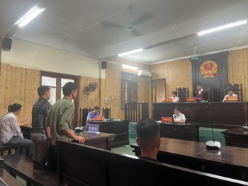 Viện KSND huyện Thanh Miện phối hợp với TAND huyện tổ chức phiên toà rút kinh nghiệm do Lãnh đạo Viện KSND huyện trực tiếp thực hành quyền công tố, kiểm sát xét xử