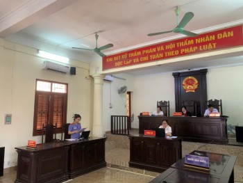 “Viện KSND thị xã Kinh Môn xét xử vụ Tàng trữ trái phép chất ma tuý”