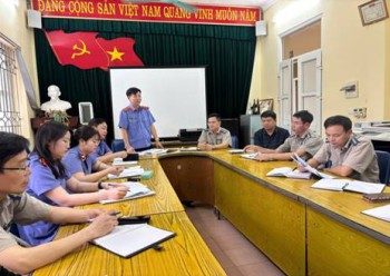 VKSND huyện Bình Giang công bố dự thảo kết luận trực tiếp kiểm sát hoạt động thi hành án dân sự tại Chi cục Thi hành án dân sự huyện