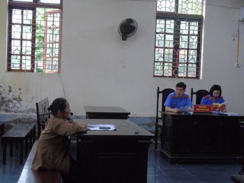 Viện trưởng VKSND TP. Chí Linh trực tiếp kiểm sát xét xử phiên tòa rút kinh nghiệm vụ án dân sự