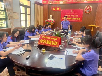 Viện kiểm sát nhân dân huyện Nam Sách sơ kết công tác 6 tháng đầu năm 2025