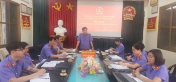 VKSND huyện Cẩm Giàng tổ chức hội nghị  Sơ kết công tác 6 tháng đầu năm 2025