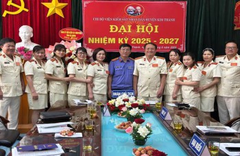 Viện kiểm sát nhân dân huyện Kim Thành: Đại hội Chi bộ lần thứ nhất, nhiệm kỳ 2025-2027