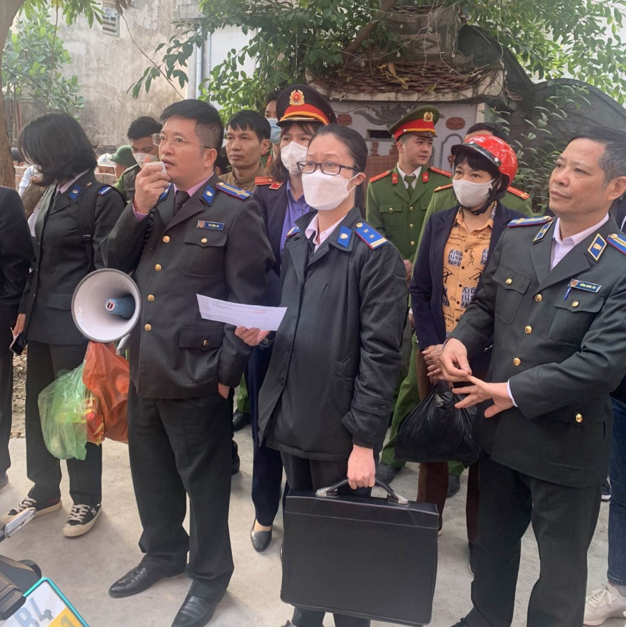 Thanh Hà: Tăng cường Kiểm sát cưỡng chế thi hành án dân sự
