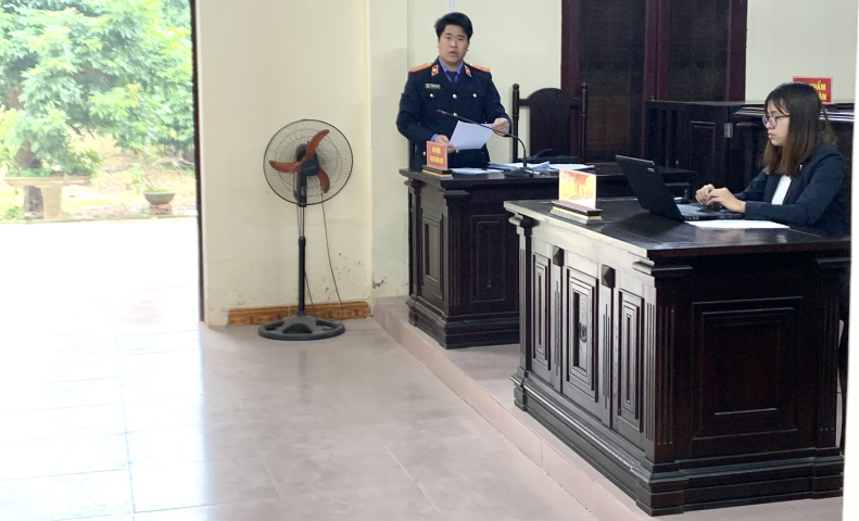 Viện KSND huyện Ninh Giang phối hợp tổ chức phiên tòa tự rút kinh nghiệm vụ án Hành chính về “khiếu kiện hành vi hành chính”