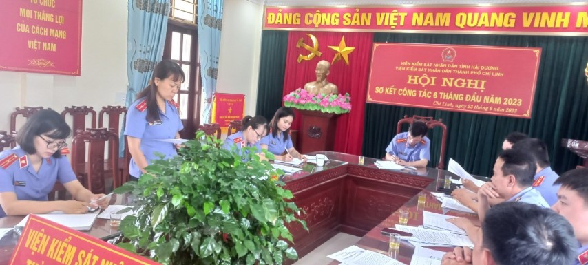 Chí Linh: Tổ chức Hội nghị sơ kết 6 tháng đầu năm 2023