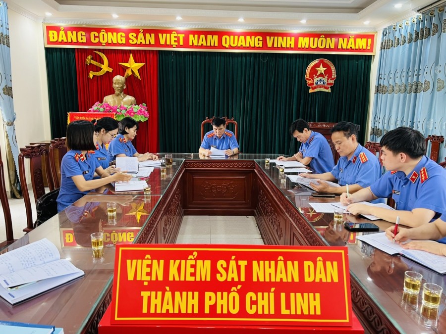 Thanh tra đột xuất tại Viện KSND thành phố Chí Linh và Viện KSND huyện Tứ Kỳ